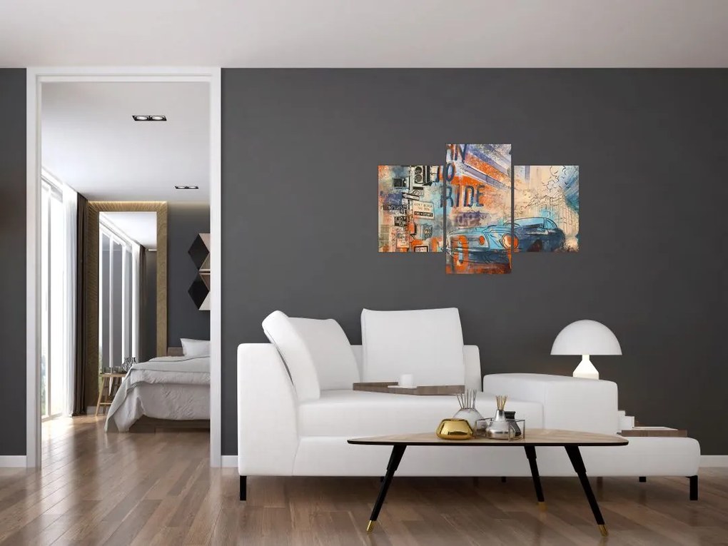 Tablou - Născut să călătorească (90x60 cm)