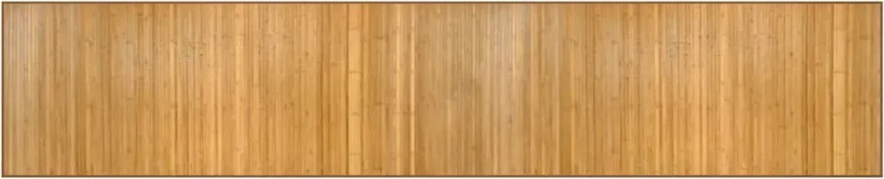 vidaXL Covor dreptunghiular, natural, 80x400 cm, bambus