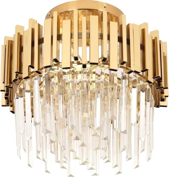 Brilagi - Plafonieră VERVE 6xE14/40W/230V Ø 60 cm aurie