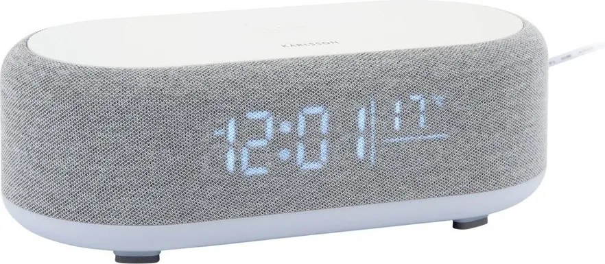 Ceas deșteptător digital cu încărcător wireless Vogue – Karlsson