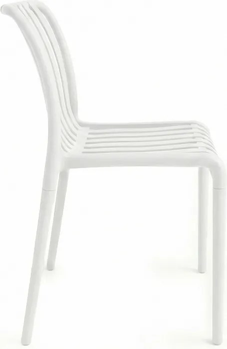 OFERTA Scaun din plastic TREGO, alb II. calitate