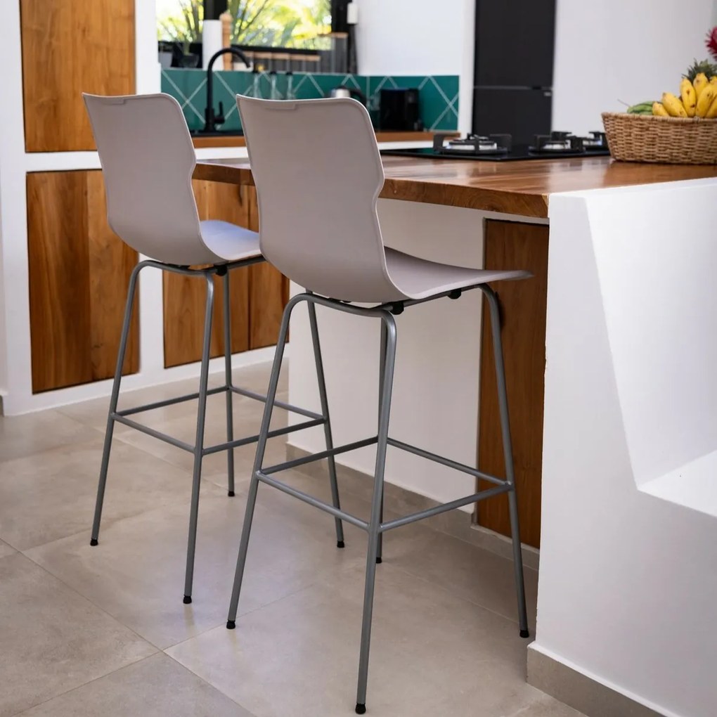 Scaun de bar Duo Stone 48 x 51,8 x 116 cm