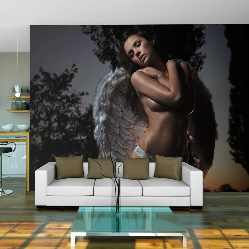 Fototapet Bimago - Angel wings + Adeziv gratuit 200x154 cm