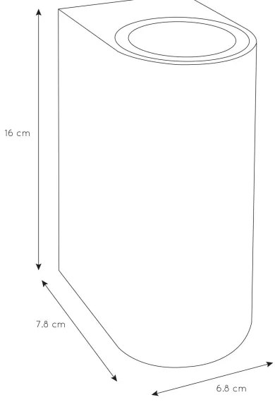Aplică de exterior ZARO 2xGU10/35W/230V IP44 albă Lucide 69801/02/31