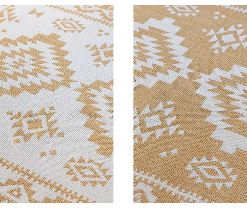 Covor de exterior galben ocru/crem 160x230 cm Gemini – Elle Decoration
