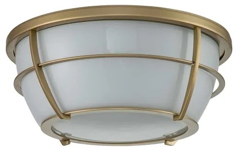 Plafonieră pentru baie Quoizel QZ-CHANCE-F-PNBR CHANCE 2xE27/60W/230V IP44