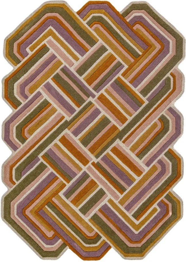 Covor țesut manual din lână 160x230 cm Lattice Shaped – Flair Rugs
