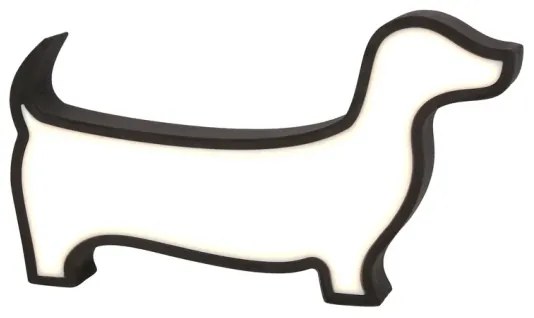 Lampă de birou pentru copii LED DOG LED/12W/230V neagră