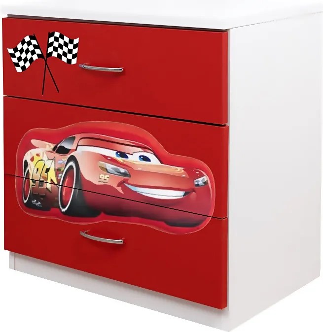 Comoda 3 sertare Cars