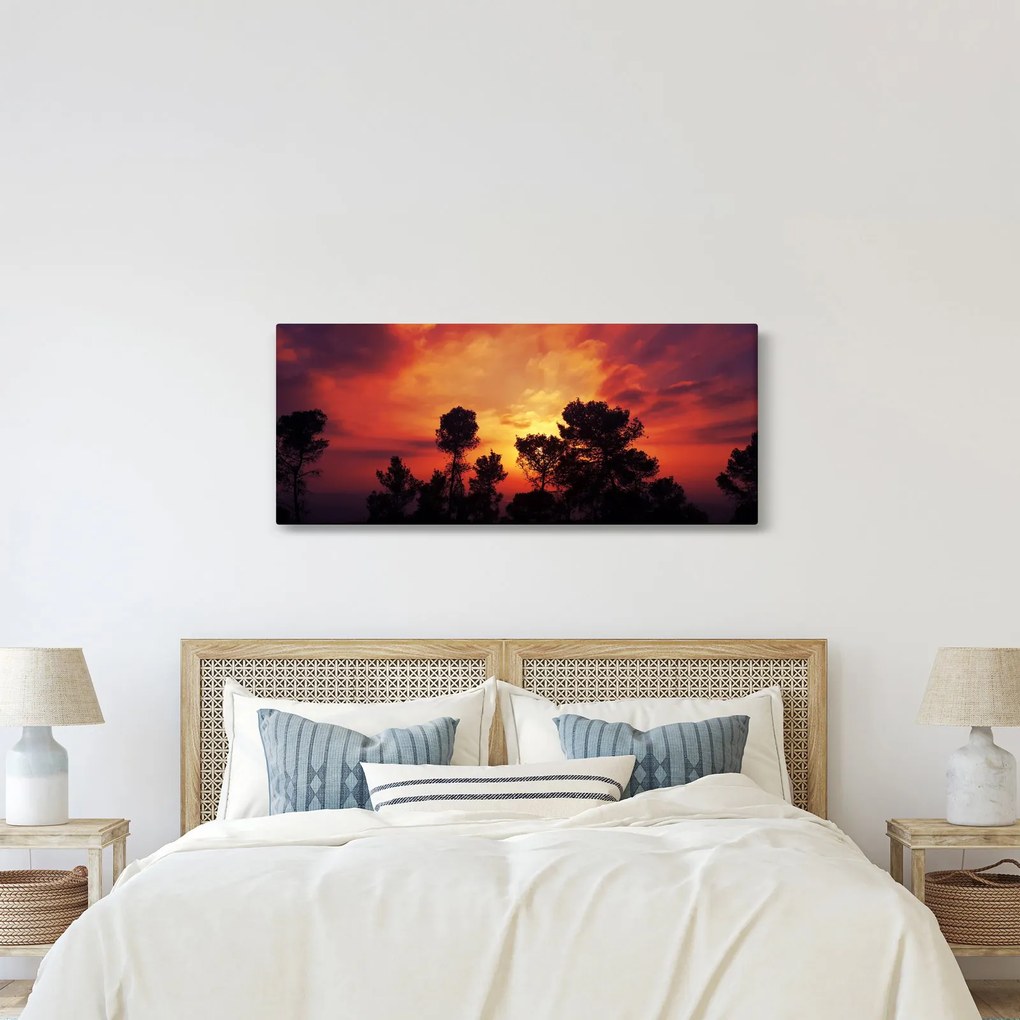 Tablou apus de soare (120x50 cm)