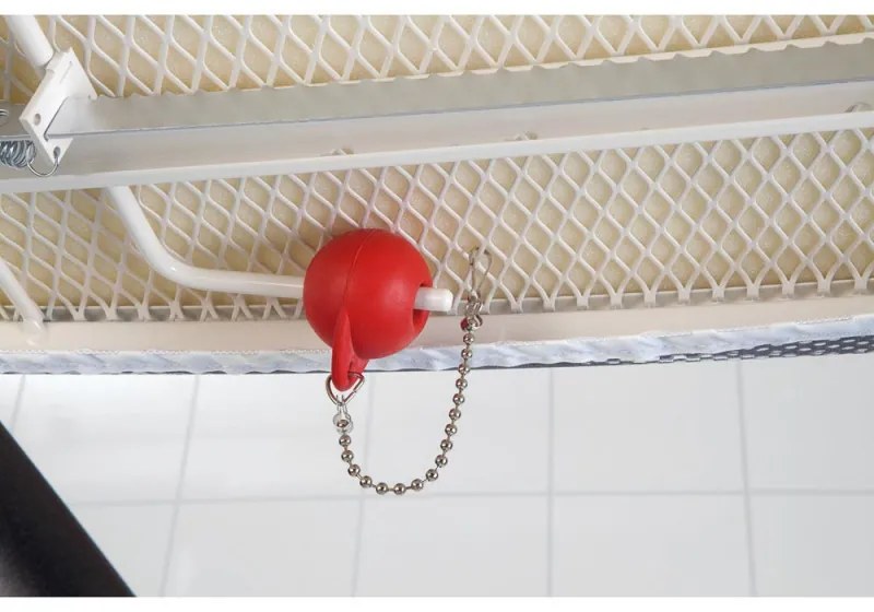 Masă de călcat Brabantia D 90300136, 135x45 cm, 7 poziții reglabile, zonă de călcat rezistentă la căldură, Gri închis/alb