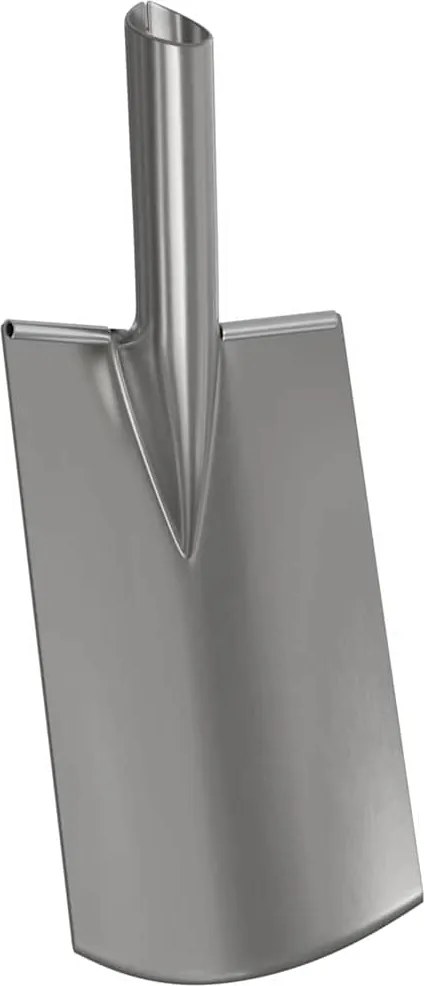 vidaXL Cap de lopată Argintiu 43 x 17 cm Oțel vopsit electrostatic