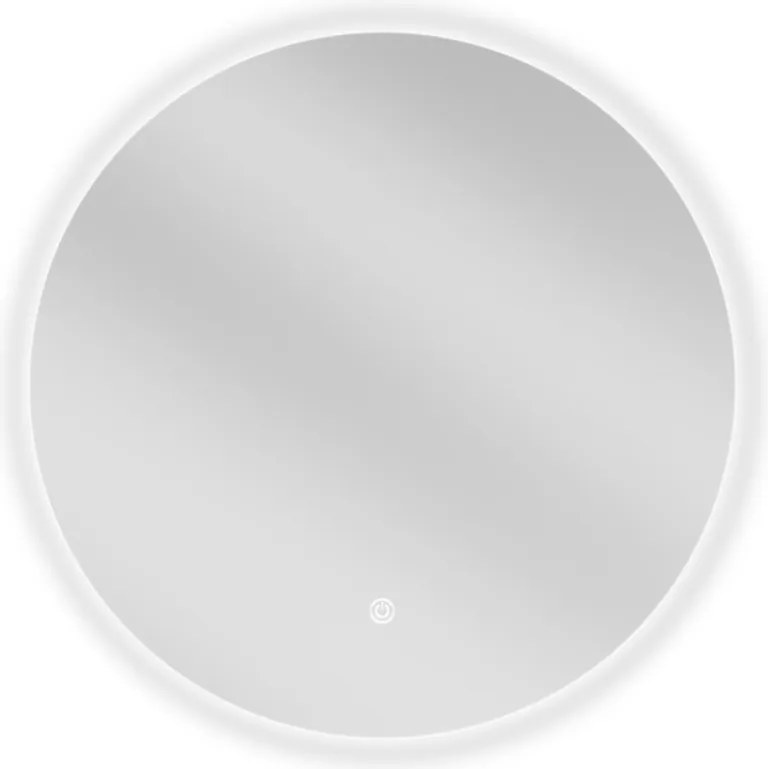 Mexen Erg oglindă de baie iluminată, rotundă 50 cm, LED 6000K, anti-ceață - 9823-050-050-611-00