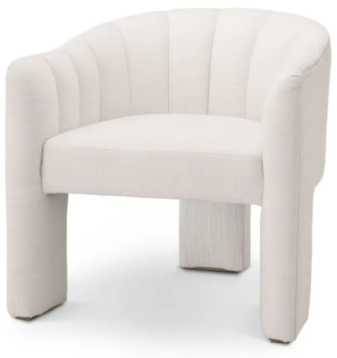 Scaun design LUX Aurelius, alb avalon 115458 HZ