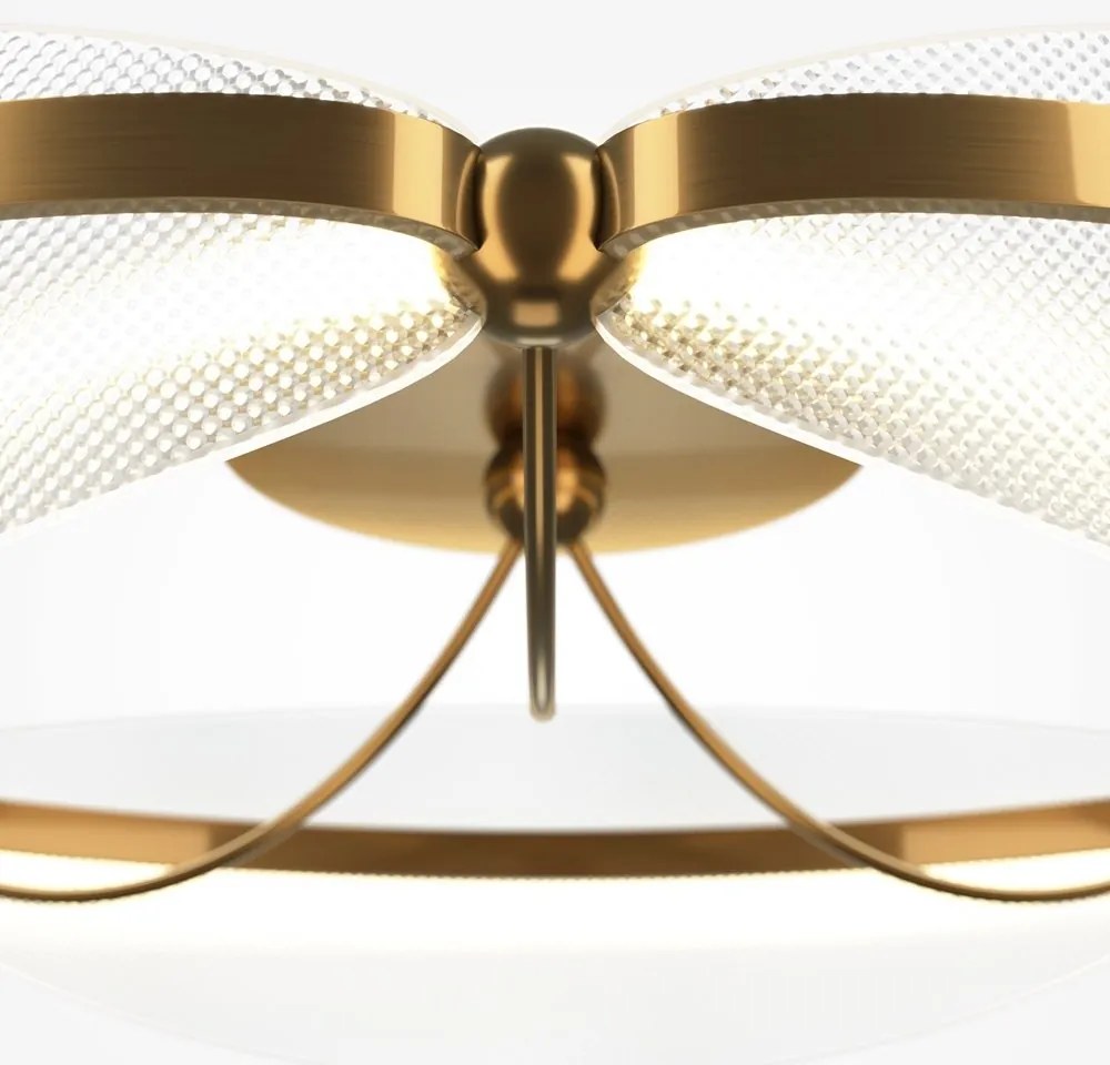 Lustra LED aplicata design decorativ Breeze