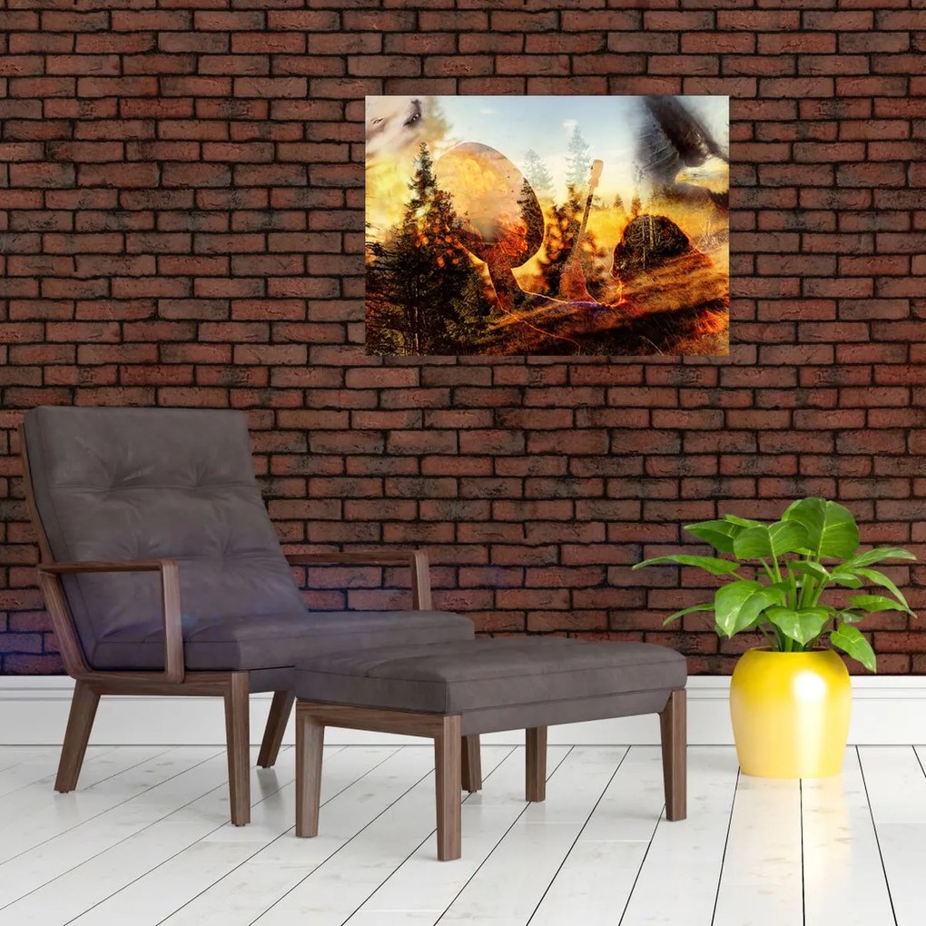 Tablou - Motiv șamanic (70x50 cm)