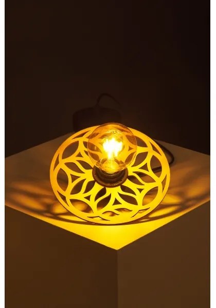 Lustră pe cablu FALCO 1xE27/60W/230V d. 20 cm bej