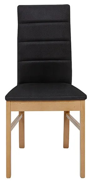 Scaun de sufragerie Ostia D09-TXK (Stejar natural + solar black). 1025962