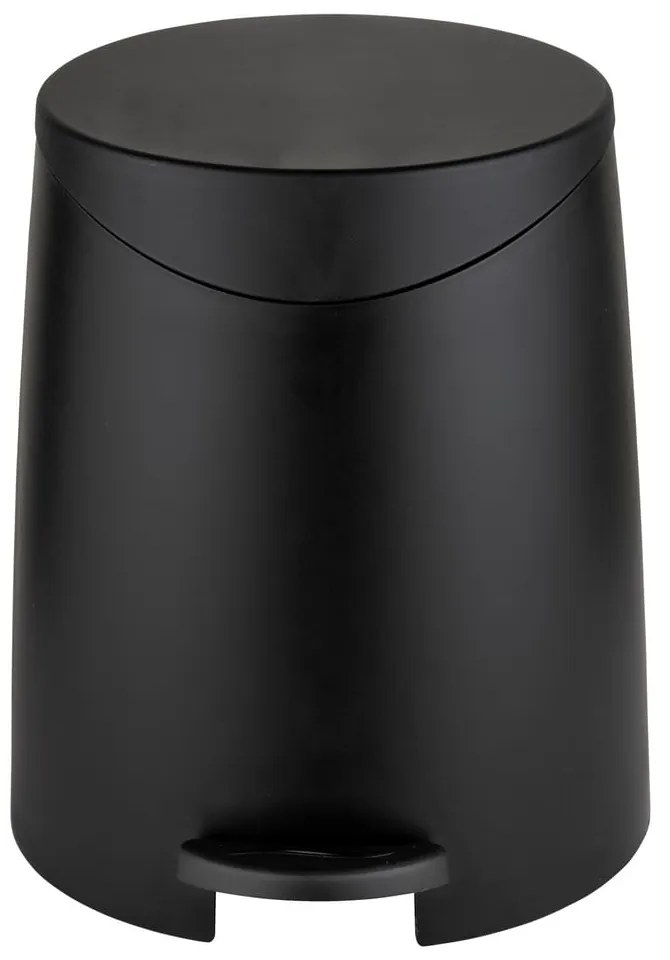 Coș de gunoi negru cu pedală din plastic 3 l Portes – Allstar