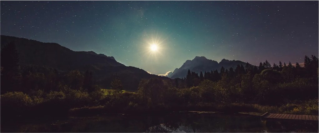 Tablou - cerul nocturn (120x50 cm)