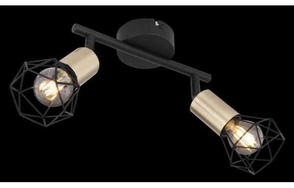 Spot de perete XARA 2xE14/40W/230V Globo 54802S-2AB