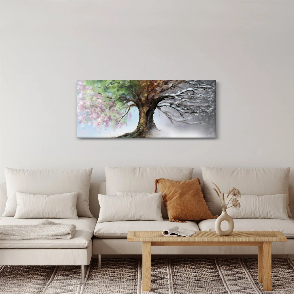Tablou - Arborele celor patru anotimpuri (120x50 cm)