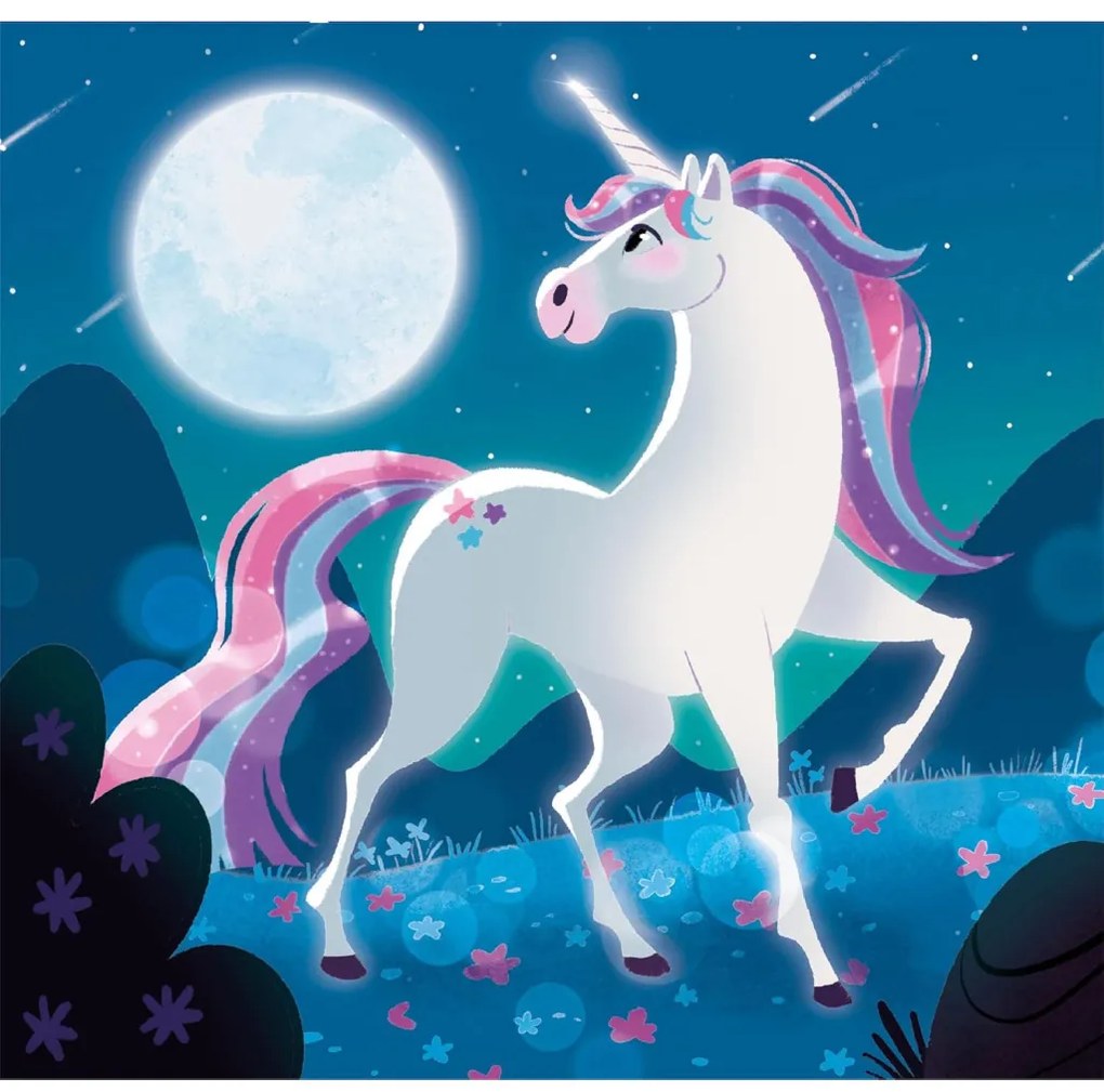 Unicorn Magic Creaturi fantastice 3x48 de bucăți Puzzle Clementoni