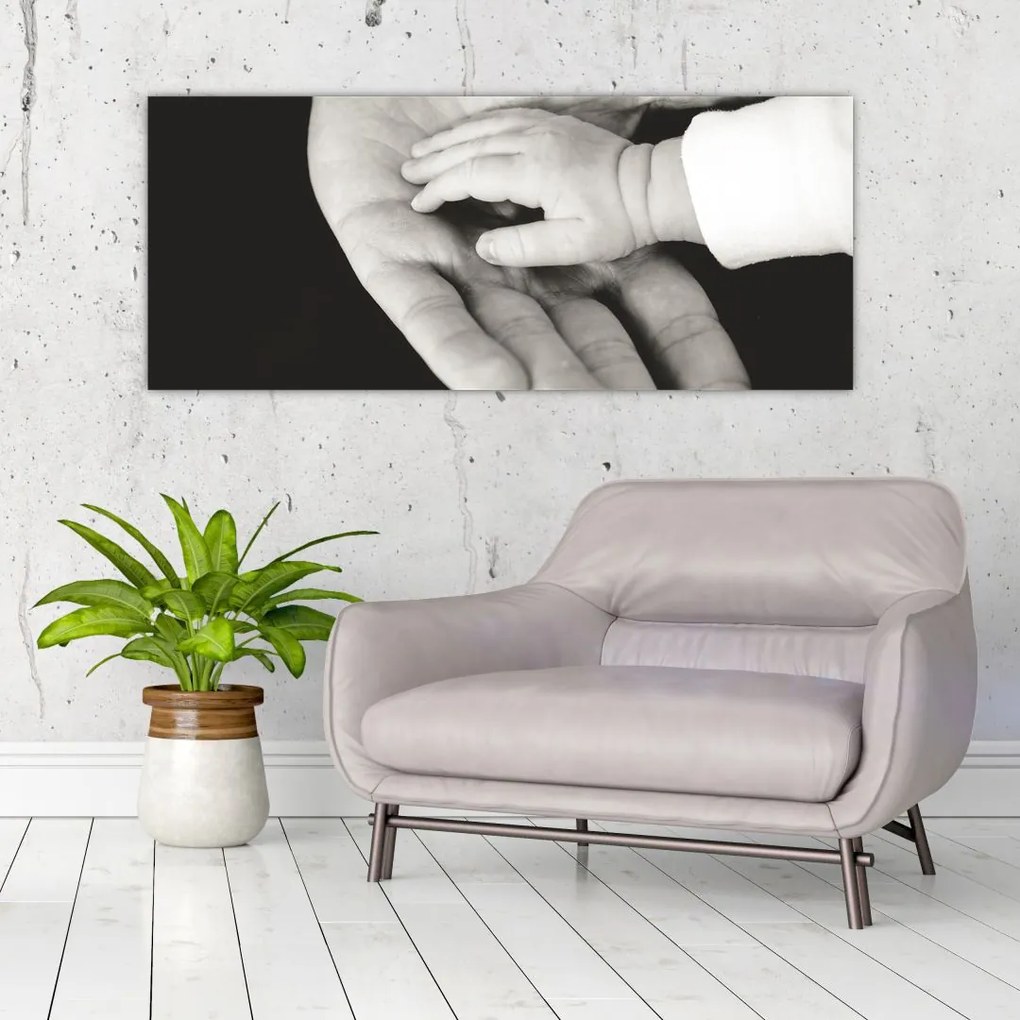 Tablou cu mâini (120x50 cm)