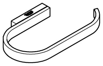 GROHE 41068GN0 - Suport pentru hârtie igienică SELECTION, finisaj auriu