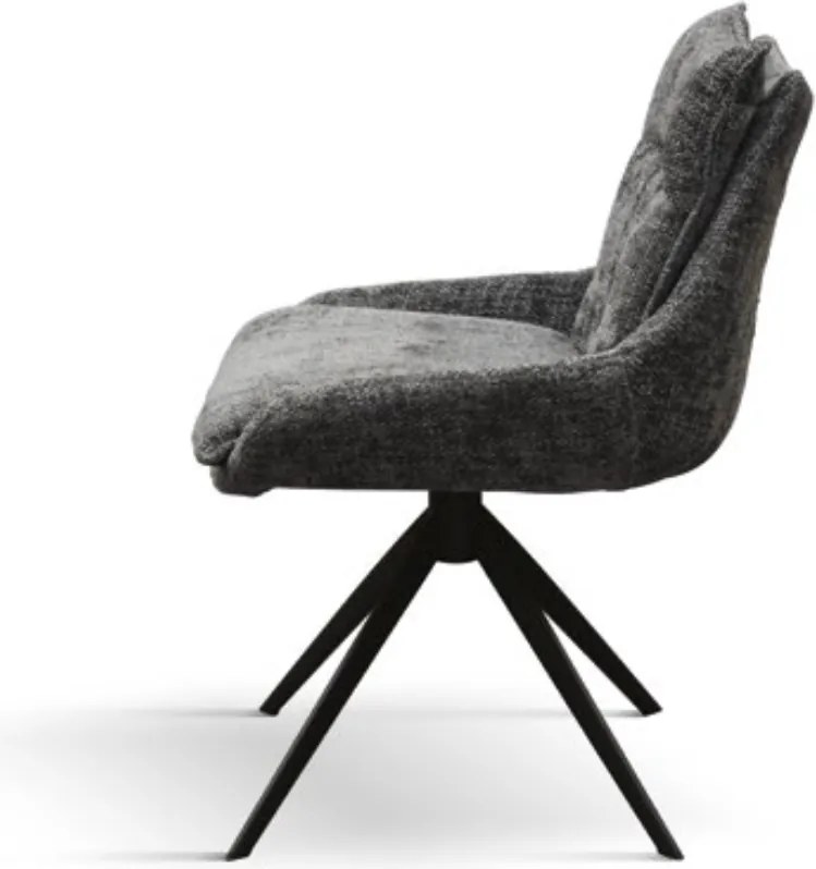 SET 2 Scaune Magnum, structura metalica, tesatura - STANDARD - GRI