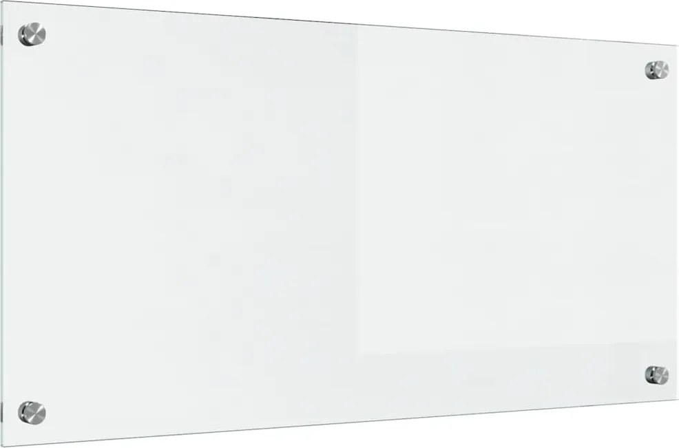 vidaXL Panou de bucătărie Transparent 80 x 40 cm sticlă securizată