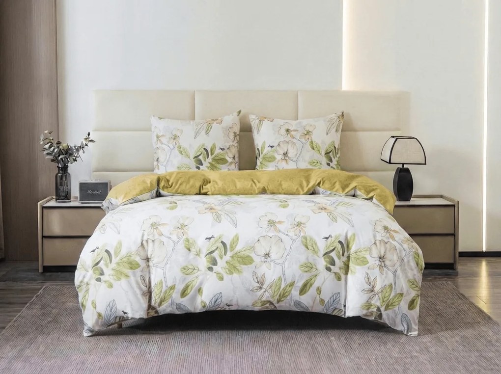 Lenjerie de pat din microflanel VELUNE colorata Dimensiune lenjerie de pat: 2 buc 70 x 90 cm | 200 x 220 cm