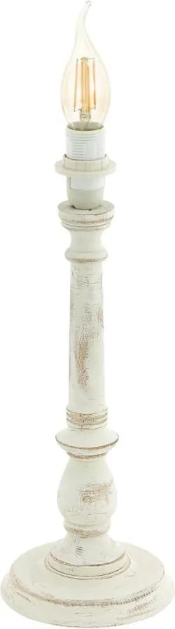 Eglo 33055 - Lampă de masă 1xE14/40W/230V, albă/patină