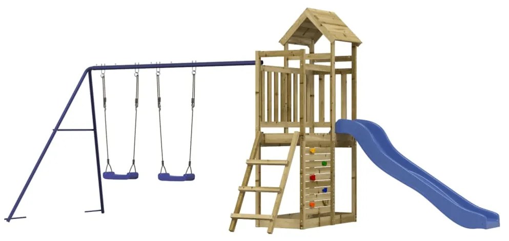 Set de joaca pentru exterior, lemn de pin impregnat
