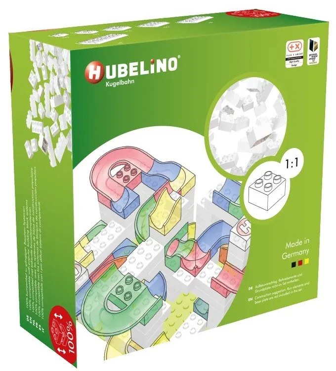 Set cuburi de construit Hubelino Snow, 120 piese