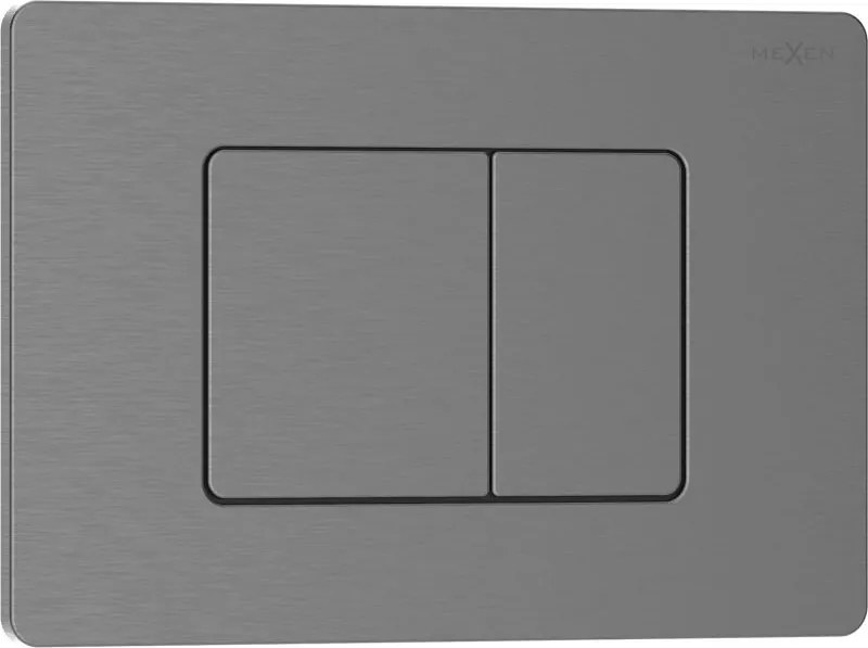 Mexen Tex 05 buton de spălare oțel inoxidabil, gun gray periat - 6105-12