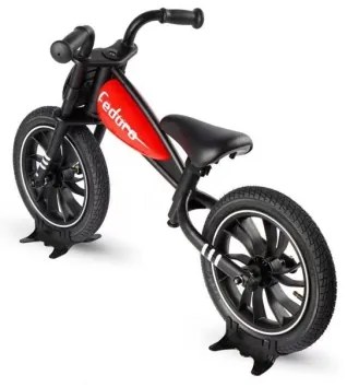 Bicicletă fără pedale QPlay FEDURO negru/roșu