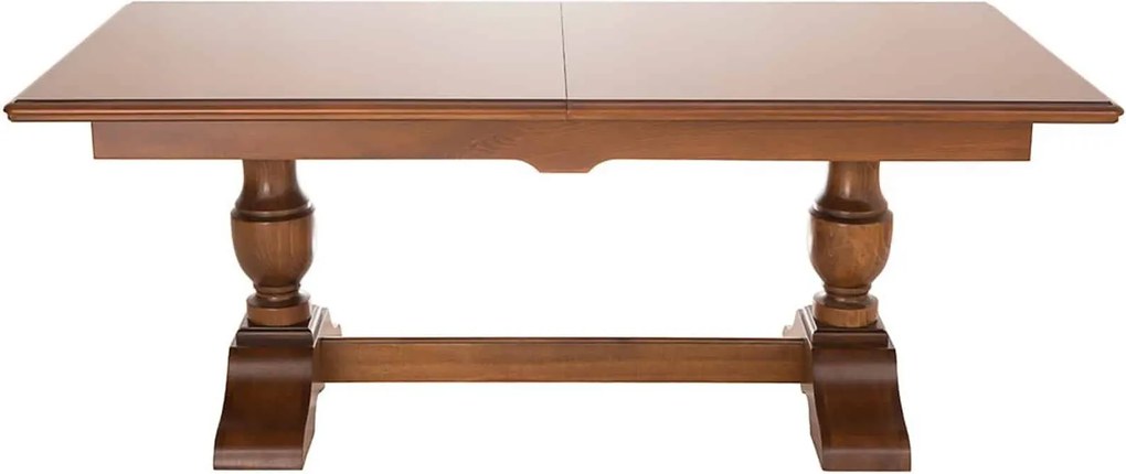 Masă lemn masiv Extensibilă Dining Erika, 200 × 100 × 80 cm