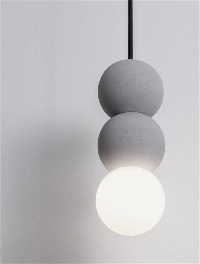 Pendul design decorativ ZERO gri/opal
