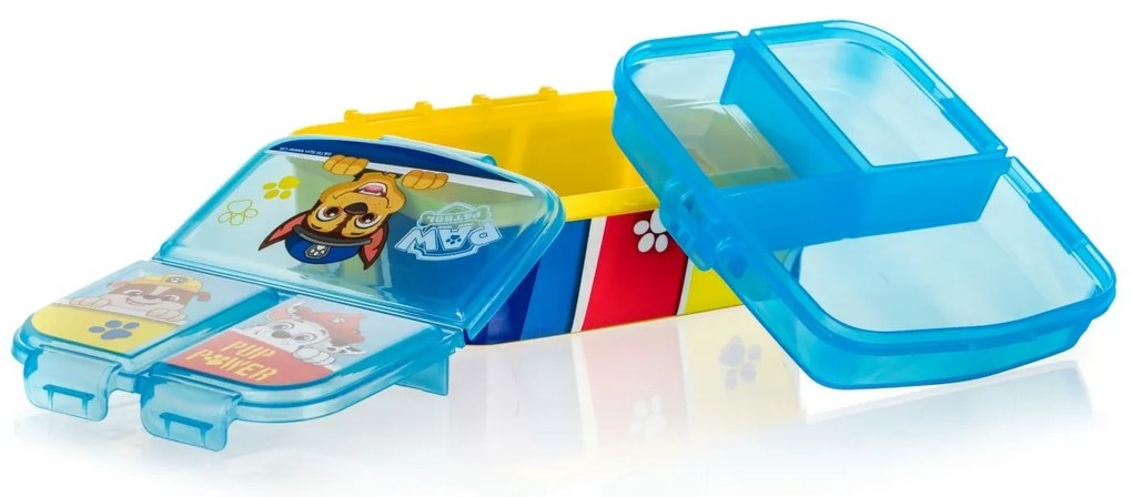 Vetro-plus Cutie pentru gustare divizată PATROLA17,5 x 13 cm
