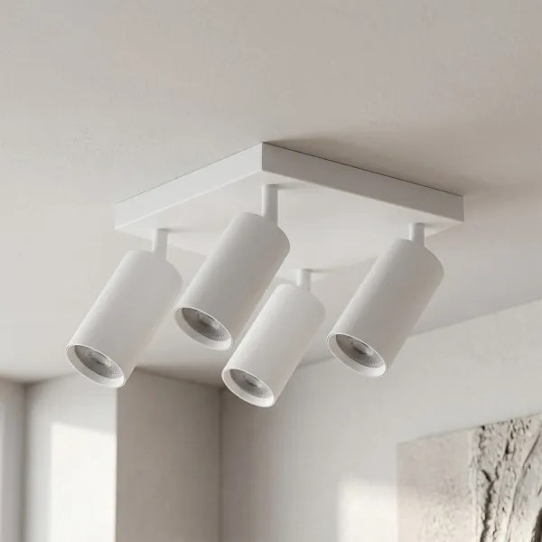 Brilagi - Spot LED RGBW reglabil SELE SQUARE 4xGU10/6,5W/230V alb