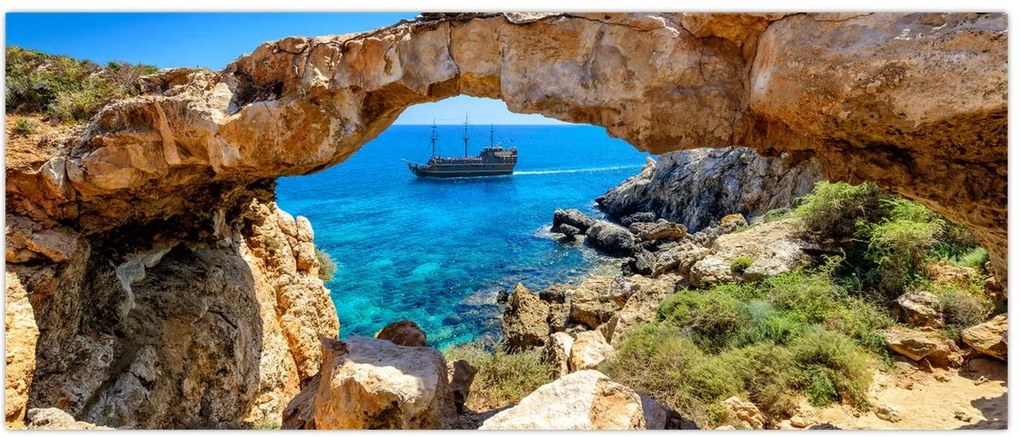 Tablou - Capul Greco (120x50 cm)