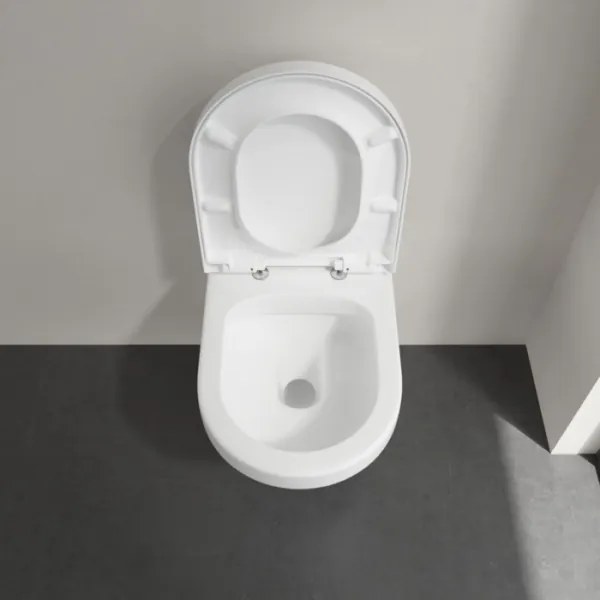 Villeroy & Boch ARCHITECTURA 5684HR01 - Vas WC suspendat cu capac, ceramică/alb