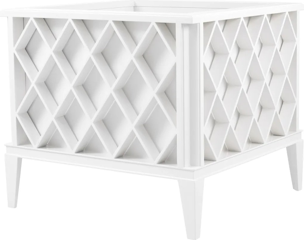 Ghiveci, Suport flori pentru exterior Ocean Club, alb 113219 HZ