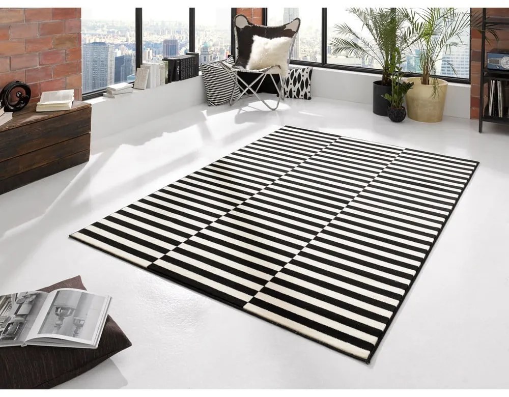 Covor negru/crem 80x200 cm Gloria – Hanse Home