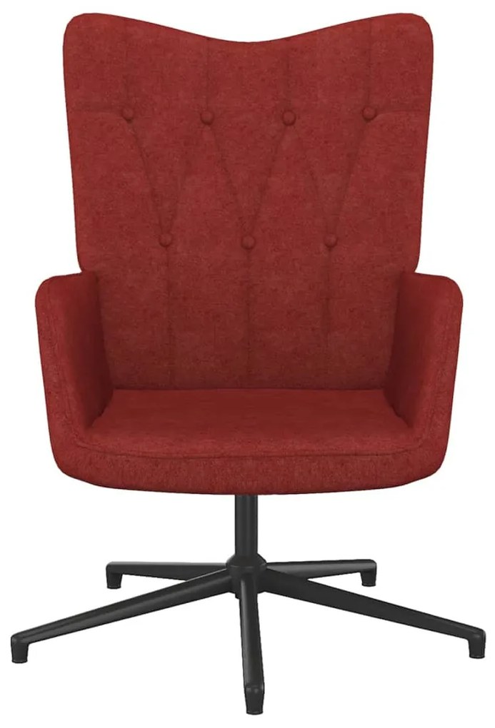 327575 vidaXL Scaun de relaxare, roșu vin, material textil