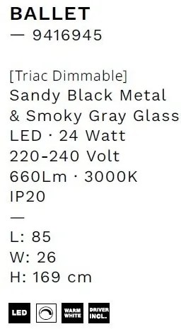 Lustra LED suspendata design modern decorativ SKIA 3L