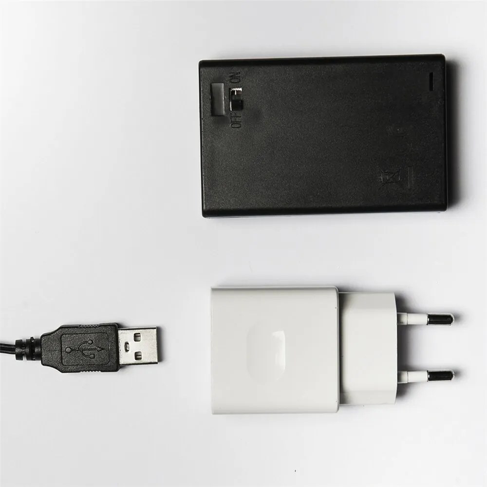 Instalație luminoasă Astra LED mini Brăduț colorată, 20 beculețe