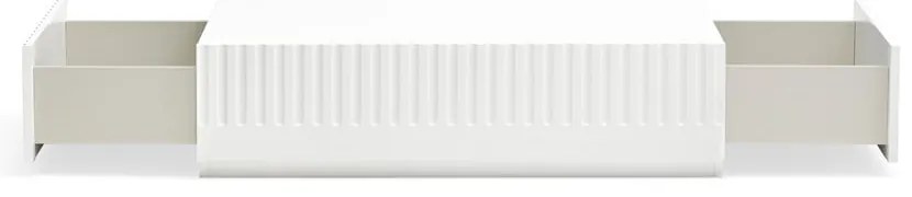 Măsuță de cafea cu 2 sertare Teulat Doric, alb