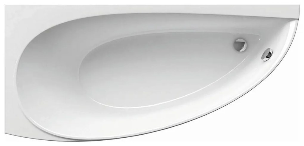 Ravak CQ01000000 - Cadă de colț AVOCADO 160x75 cm, acrilică, albă